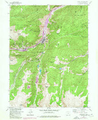 Georgetown Colorado Historical topographic map, 1:24000 scale, 7.5 X 7.5 Minute, Year 1957