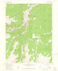 Georgetown Colorado Historical topographic map, 1:24000 scale, 7.5 X 7.5 Minute, Year 1957