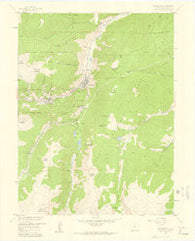 Georgetown Colorado Historical topographic map, 1:24000 scale, 7.5 X 7.5 Minute, Year 1957
