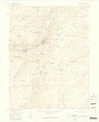 Georgetown Colorado Historical topographic map, 1:24000 scale, 7.5 X 7.5 Minute, Year 1957