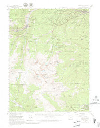 Georgetown Colorado Historical topographic map, 1:62500 scale, 15 X 15 Minute, Year 1957