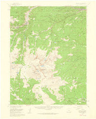 Georgetown Colorado Historical topographic map, 1:62500 scale, 15 X 15 Minute, Year 1957