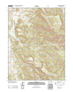 Gibson Gulch Colorado Historical topographic map, 1:24000 scale, 7.5 X 7.5 Minute, Year 2013