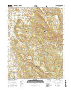 Gibson Gulch Colorado Current topographic map, 1:24000 scale, 7.5 X 7.5 Minute, Year 2016