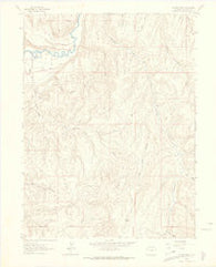 Gillam Draw Colorado Historical topographic map, 1:24000 scale, 7.5 X 7.5 Minute, Year 1962