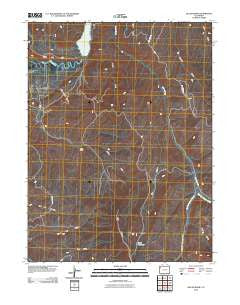 Gillam Draw Colorado Historical topographic map, 1:24000 scale, 7.5 X 7.5 Minute, Year 2010
