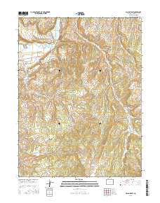 Gillam Draw Colorado Current topographic map, 1:24000 scale, 7.5 X 7.5 Minute, Year 2016