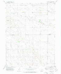Glacken Hill Colorado Historical topographic map, 1:24000 scale, 7.5 X 7.5 Minute, Year 1972