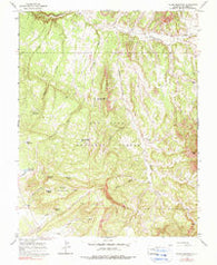 Glade Mountain Colorado Historical topographic map, 1:24000 scale, 7.5 X 7.5 Minute, Year 1964