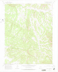 Glade Mountain Colorado Historical topographic map, 1:24000 scale, 7.5 X 7.5 Minute, Year 1964