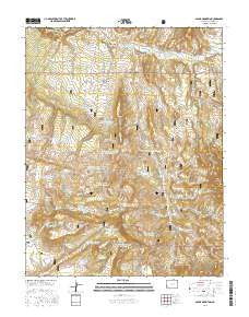 Glade Mountain Colorado Current topographic map, 1:24000 scale, 7.5 X 7.5 Minute, Year 2016