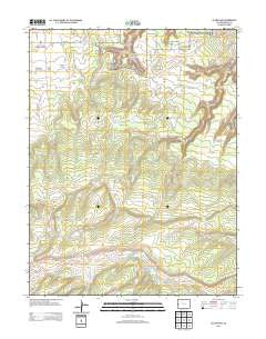 Glade Park Colorado Historical topographic map, 1:24000 scale, 7.5 X 7.5 Minute, Year 2013
