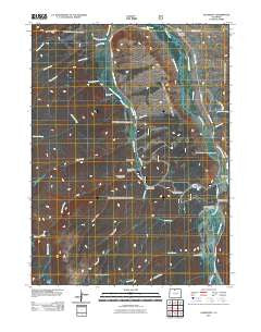 Glendevey Colorado Historical topographic map, 1:24000 scale, 7.5 X 7.5 Minute, Year 2011