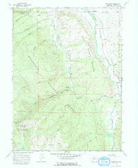 Glendevey Colorado Historical topographic map, 1:24000 scale, 7.5 X 7.5 Minute, Year 1967