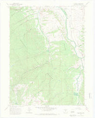 Glendevey Colorado Historical topographic map, 1:24000 scale, 7.5 X 7.5 Minute, Year 1967