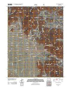 Glentivar Colorado Historical topographic map, 1:24000 scale, 7.5 X 7.5 Minute, Year 2011