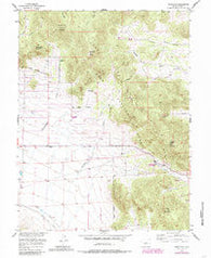 Glentivar Colorado Historical topographic map, 1:24000 scale, 7.5 X 7.5 Minute, Year 1956
