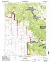 Glentivar Colorado Historical topographic map, 1:24000 scale, 7.5 X 7.5 Minute, Year 1994