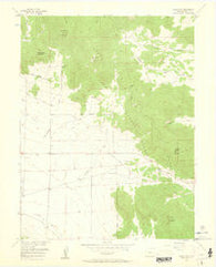 Glentivar Colorado Historical topographic map, 1:24000 scale, 7.5 X 7.5 Minute, Year 1956