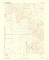 Glentivar Colorado Historical topographic map, 1:24000 scale, 7.5 X 7.5 Minute, Year 1956