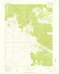 Glentivar Colorado Historical topographic map, 1:24000 scale, 7.5 X 7.5 Minute, Year 1956