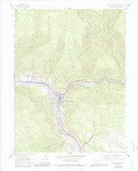 Glenwood Springs Colorado Historical topographic map, 1:24000 scale, 7.5 X 7.5 Minute, Year 1961
