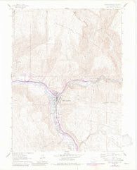 Glenwood Springs Colorado Historical topographic map, 1:24000 scale, 7.5 X 7.5 Minute, Year 1961
