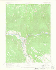 Glenwood Springs Colorado Historical topographic map, 1:24000 scale, 7.5 X 7.5 Minute, Year 1961