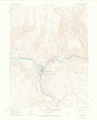 Glenwood Springs Colorado Historical topographic map, 1:24000 scale, 7.5 X 7.5 Minute, Year 1961