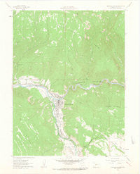 Glenwood Springs Colorado Historical topographic map, 1:24000 scale, 7.5 X 7.5 Minute, Year 1961