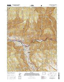Glenwood Springs Colorado Current topographic map, 1:24000 scale, 7.5 X 7.5 Minute, Year 2016