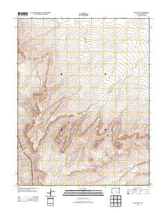 Goat Butte Colorado Historical topographic map, 1:24000 scale, 7.5 X 7.5 Minute, Year 2013