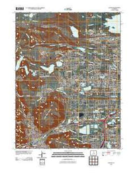 Golden Colorado Historical topographic map, 1:24000 scale, 7.5 X 7.5 Minute, Year 2010
