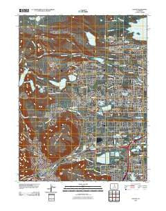 Golden Colorado Historical topographic map, 1:24000 scale, 7.5 X 7.5 Minute, Year 2010