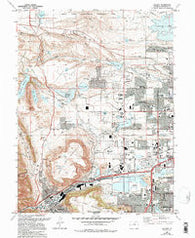 Golden Colorado Historical topographic map, 1:24000 scale, 7.5 X 7.5 Minute, Year 1965