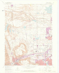 Golden Colorado Historical topographic map, 1:24000 scale, 7.5 X 7.5 Minute, Year 1965