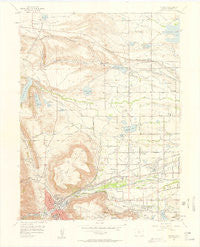 Golden Colorado Historical topographic map, 1:24000 scale, 7.5 X 7.5 Minute, Year 1957