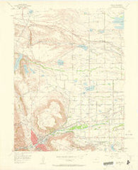 Golden Colorado Historical topographic map, 1:24000 scale, 7.5 X 7.5 Minute, Year 1957