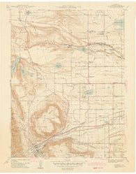Golden Colorado Historical topographic map, 1:31680 scale, 7.5 X 7.5 Minute, Year 1942