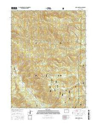 Gore Mountain Colorado Current topographic map, 1:24000 scale, 7.5 X 7.5 Minute, Year 2016