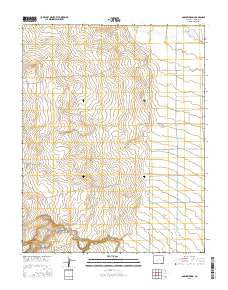 Goshawk Dam Colorado Current topographic map, 1:24000 scale, 7.5 X 7.5 Minute, Year 2016