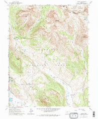 Gothic Colorado Historical topographic map, 1:24000 scale, 7.5 X 7.5 Minute, Year 1961