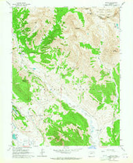 Gothic Colorado Historical topographic map, 1:24000 scale, 7.5 X 7.5 Minute, Year 1961