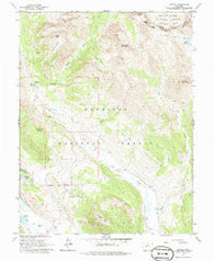Gothic Colorado Historical topographic map, 1:24000 scale, 7.5 X 7.5 Minute, Year 1961