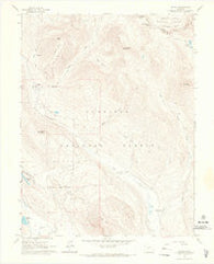 Gothic Colorado Historical topographic map, 1:24000 scale, 7.5 X 7.5 Minute, Year 1961