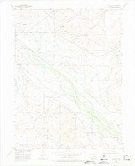 Gould NW Colorado Historical topographic map, 1:24000 scale, 7.5 X 7.5 Minute, Year 1955