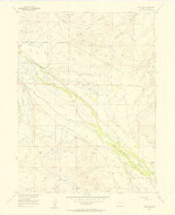 Gould NW Colorado Historical topographic map, 1:24000 scale, 7.5 X 7.5 Minute, Year 1955