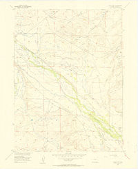 Gould NW Colorado Historical topographic map, 1:24000 scale, 7.5 X 7.5 Minute, Year 1955
