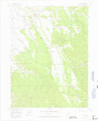 Gould Colorado Historical topographic map, 1:24000 scale, 7.5 X 7.5 Minute, Year 1955
