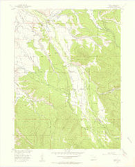 Gould Colorado Historical topographic map, 1:24000 scale, 7.5 X 7.5 Minute, Year 1955